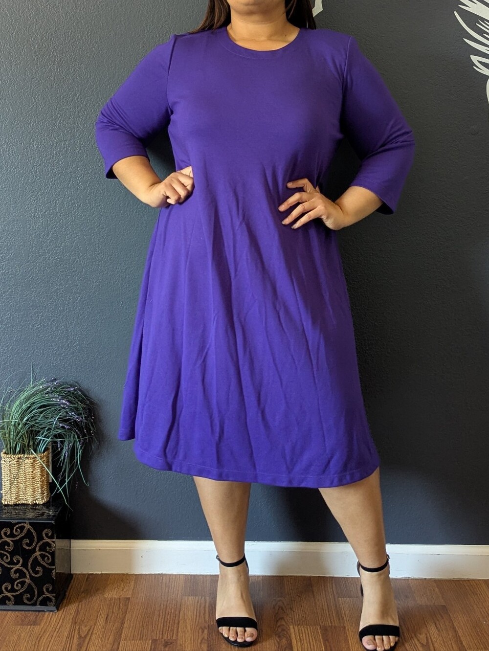 Susan Graver Purple Dress